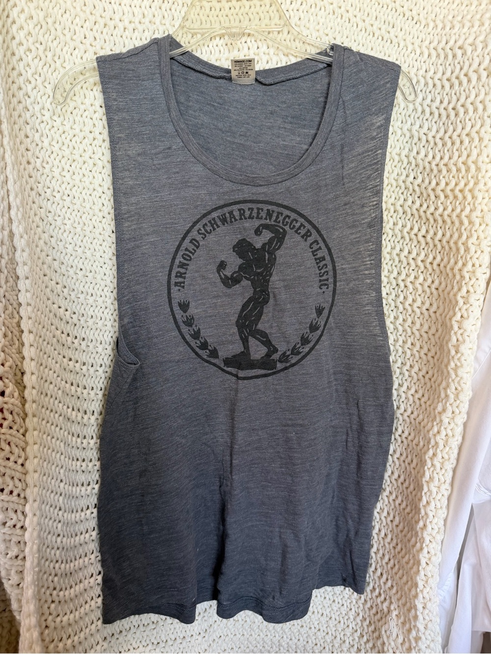 Arnold Schwarzenegger Classic Grey Muscle Tank